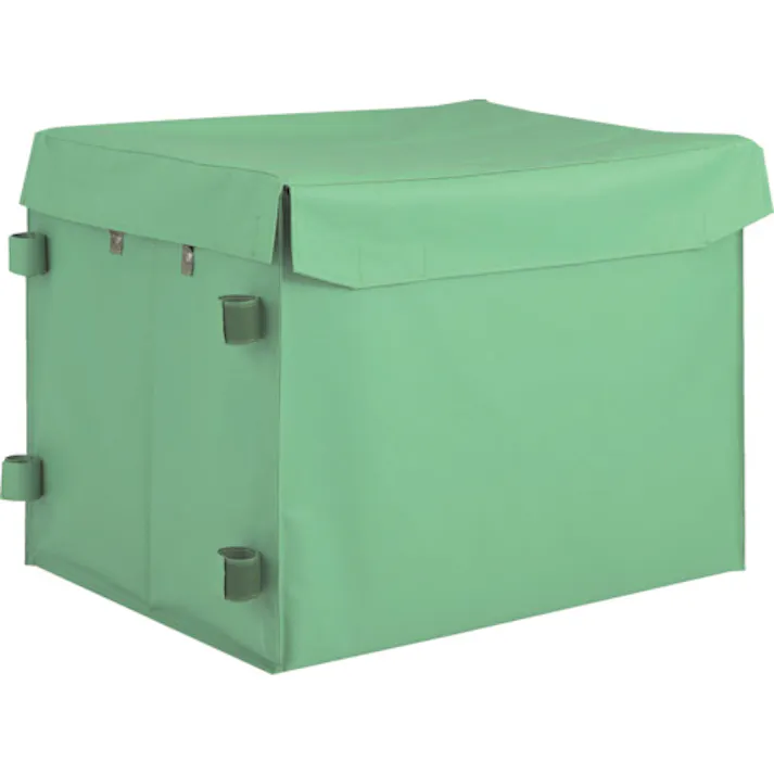 【CAINZ-DASH】トラスコ中山 ハンドトラックボックス蓋つき650×470 THB-100E【別送品】