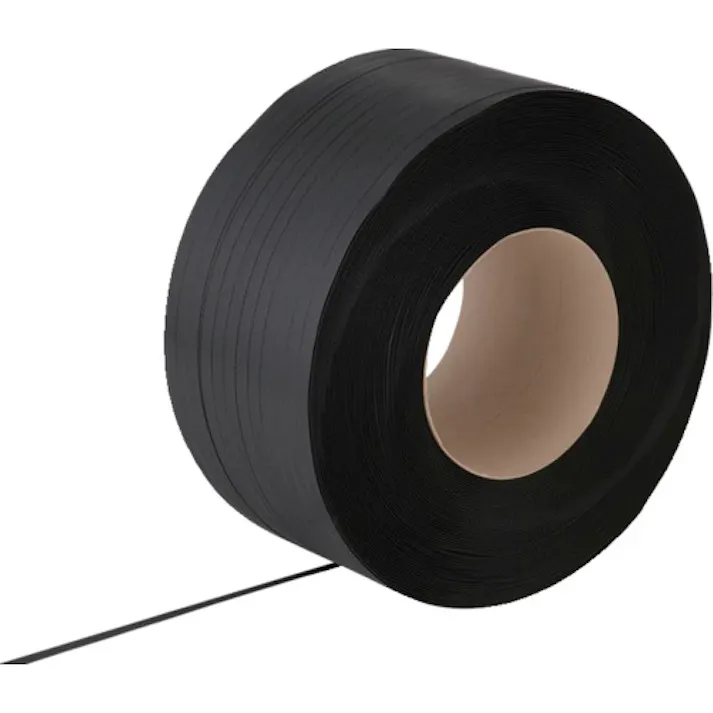 【CAINZ-DASH】トラスコ中山 エコ自動梱包機用PPバンド幅15.5mmX長さ2500m巻 黒 TGPP-155E【別送品】