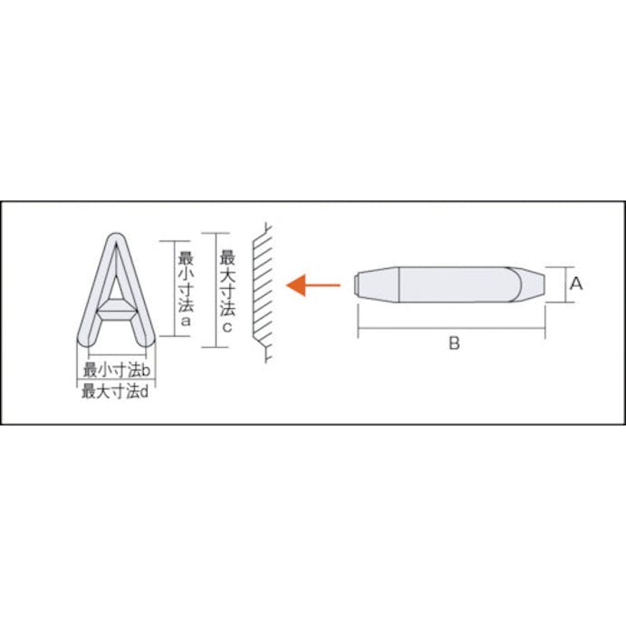 【CAINZ-DASH】トラスコ中山 英字刻印セット　１０ｍｍ SKA-100【別送品】