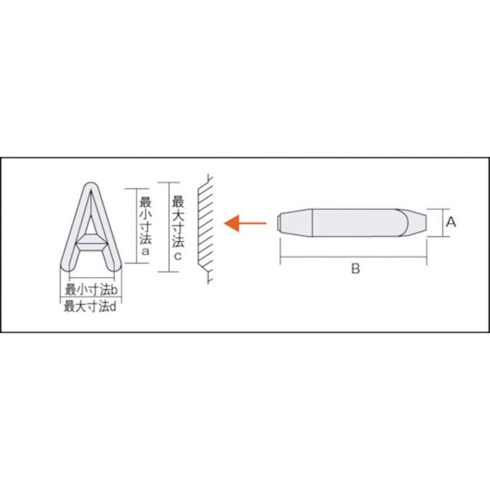 【CAINZ-DASH】トラスコ中山 バラ刻印　１０ｍｍ　Ｚ SKD-100EZ【別送品】