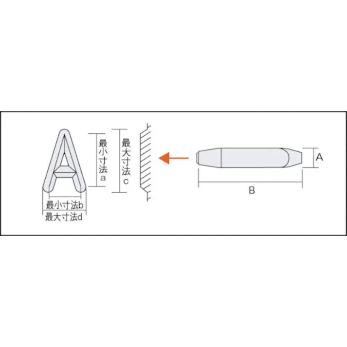 【CAINZ-DASH】トラスコ中山 バラ刻印 4mm N SKD-40EN【別送品】