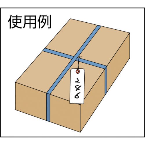 CAINZ-DASH】トラスコ中山 針金付き豆荷札 60×30MM 25枚 THNF