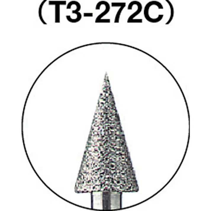 【CAINZ-DASH】トラスコ中山 ダイヤモンドバー Φ6X刃長10.6X軸3 #100 T3-272C【別送品】