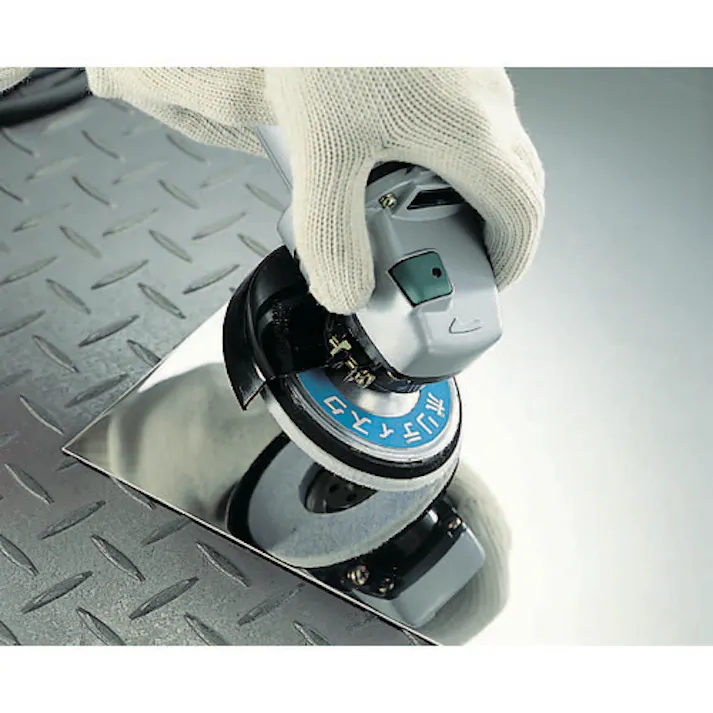 【CAINZ-DASH】トラスコ中山 ポリディスク Φ100X10X16 艶出し研磨用 5個入 GF100【別送品】