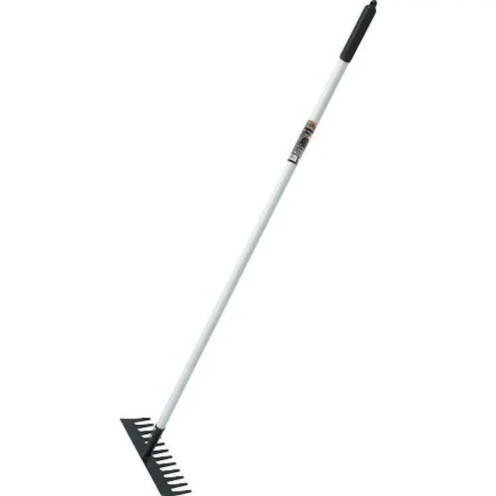 【CAINZ-DASH】トラスコ中山 スチールレーキ パイプ柄 12本爪 TSRP12【別送品】