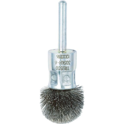 【CAINZ-DASH】トラスコ中山 傘型ステンレスブラシ　半円型　Φ３０ 30SKH-6【別送品】