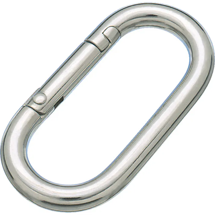 【CAINZ-DASH】トラスコ中山 ステンレス カラビナジュニア(環なし) 10mm TKJR-1【別送品】