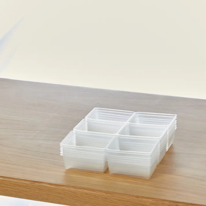 【CAINZ-DASH】トラスコ中山 PPトレー 角 ミシン目付き 6マス 51X66 20枚入 PPTSM-51X66【別送品】