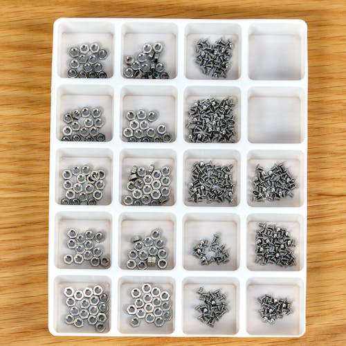 CAINZ-DASH】トラスコ中山 PPトレー 角 20マス 30X30 20枚