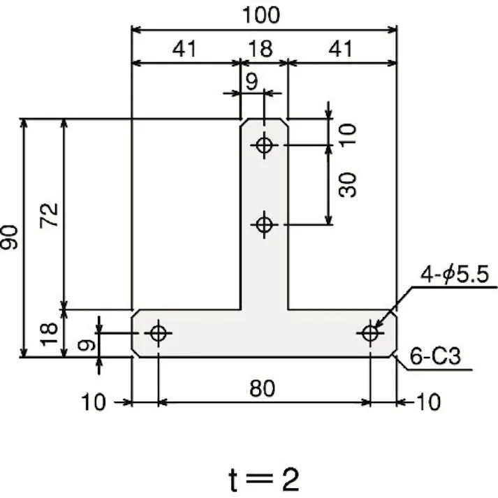 【CAINZ-DASH】トラスコ中山 TSF20用SプレートブラケットSS-T型 TSFJ110S【別送品】