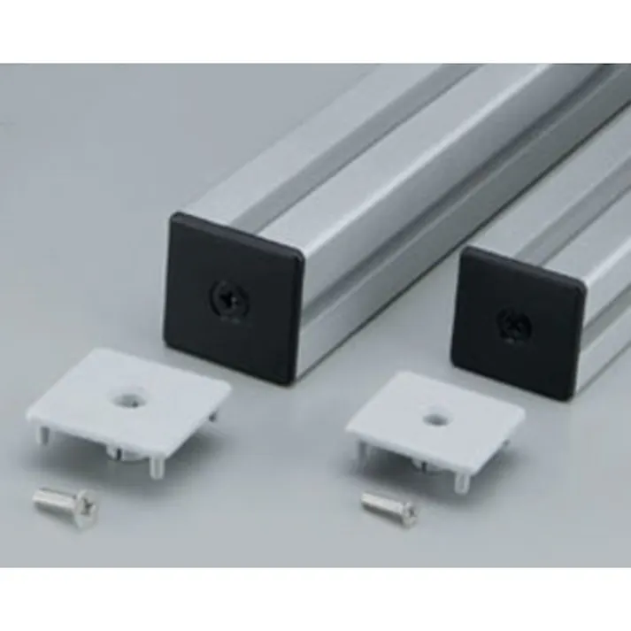 【CAINZ-DASH】トラスコ中山 TSF40用フレームキャップロックタイプ4080・キット ライトグレー TSFK062G【別送品】