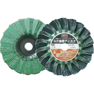 【CAINZ-DASH】トラスコ中山 GP曲面ディスク ジルコニア Φ100 (5枚入) GP100RZ【別送品】