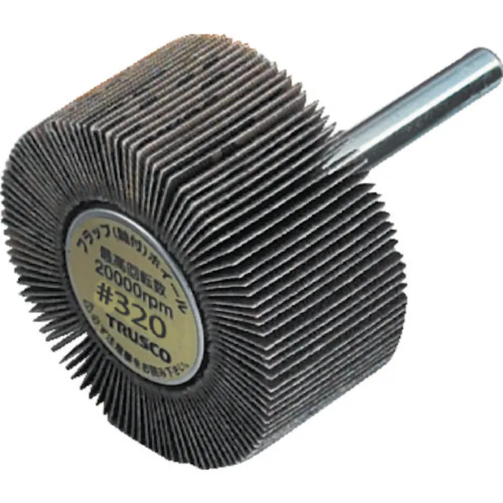 【CAINZ-DASH】トラスコ中山 フラップホイール 外径50X幅25X軸径6 (5個入) #320 UF5025【別送品】