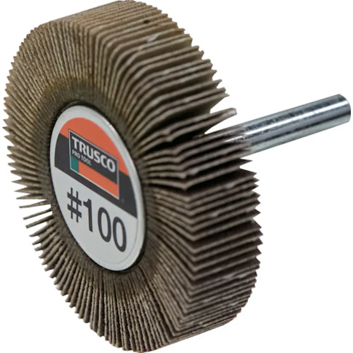 【CAINZ-DASH】トラスコ中山 フラップホイール 外径60X幅15X軸径6 (5個入) #100 UF6015【別送品】