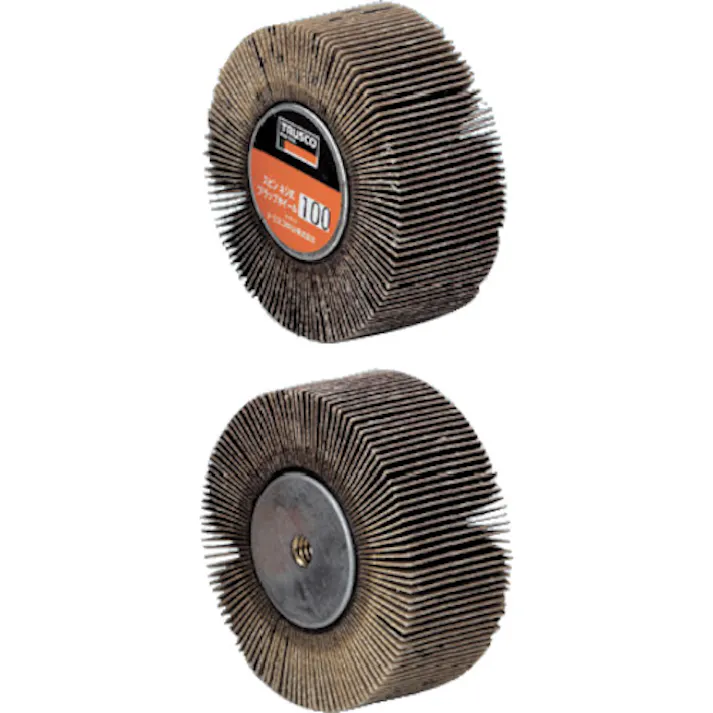 【CAINZ-DASH】トラスコ中山 スピンネジ式フラップホイール 外径60 (5個入) #80 SF-6025【別送品】