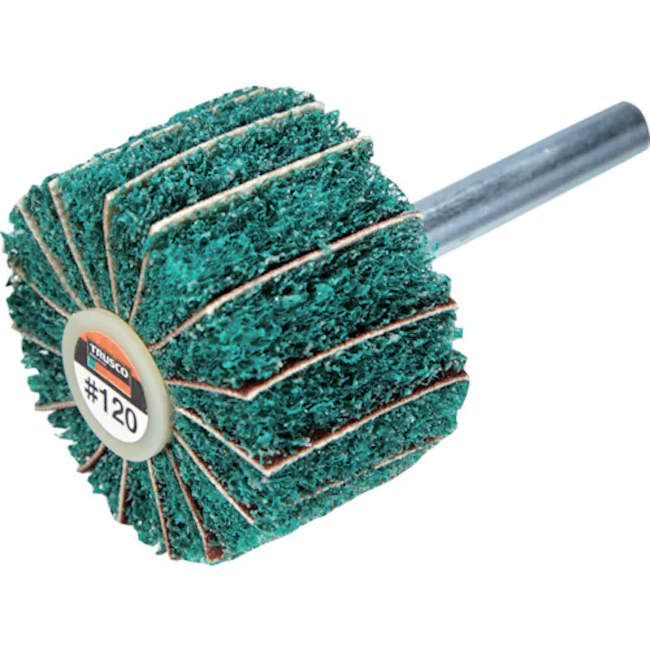 【CAINZ-DASH】トラスコ中山 ナイロンミックスホイール 外径80X厚25X軸6 120♯ 5個入 FM8025-120【別送品】