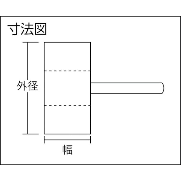 【CAINZ-DASH】トラスコ中山 スピンネジ式フラップホイール　外径５０　（５個入）　＃６０ SF-5025【別送品】