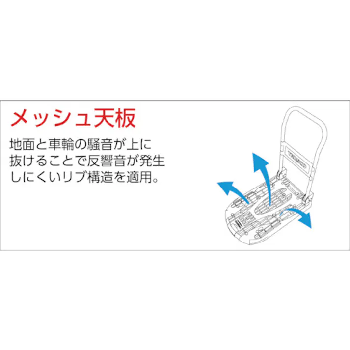 【CAINZ-DASH】トラスコ中山 樹脂台車 カルティオビッグ 固定 900X600 オリーブ MPK900-OG【別送品】