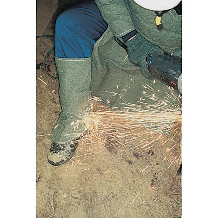 【CAINZ-DASH】トラスコ中山 パイク溶接保護具 足カバー PYR-AK【別送品】