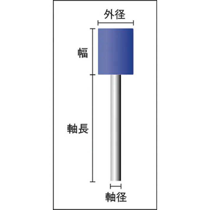 【CAINZ-DASH】トラスコ中山 ナイロンミニフラップ ハード Φ10 緑色 #600 (10個入) SN1013600【別送品】