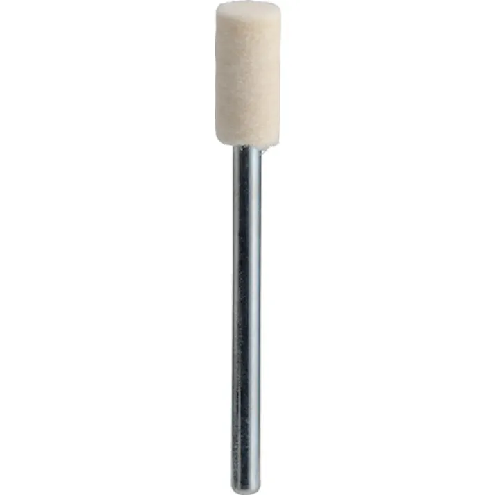 【CAINZ-DASH】トラスコ中山 フェルトミニホイール 平型 Φ6 仕上げ用 白色 (10個入) SF612S-W【別送品】