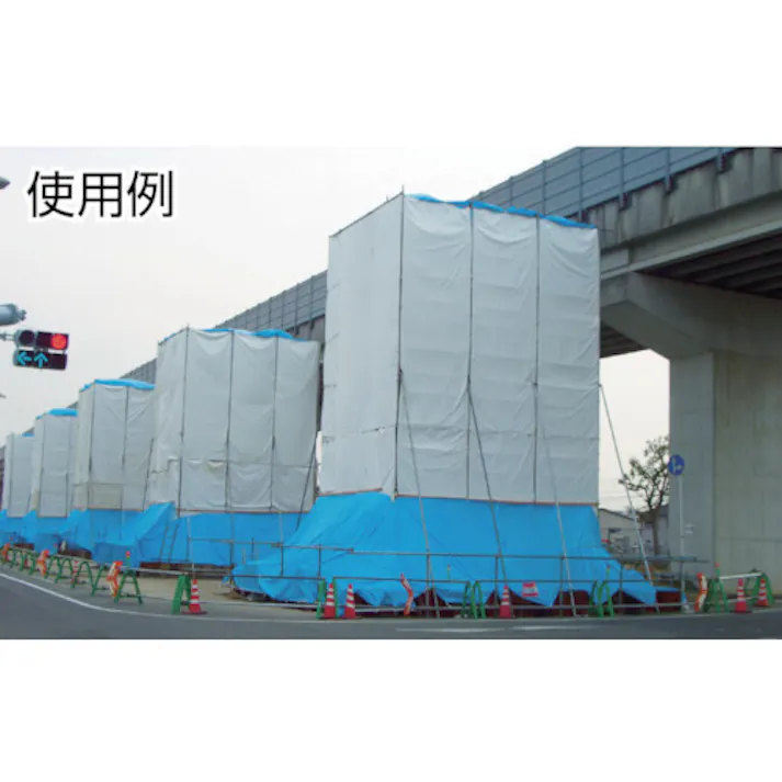 【CAINZ-DASH】トラスコ中山 防炎シートα軽量 ロールタイプ幅1.8mX長さ50.0m GBS-RA【別送品】