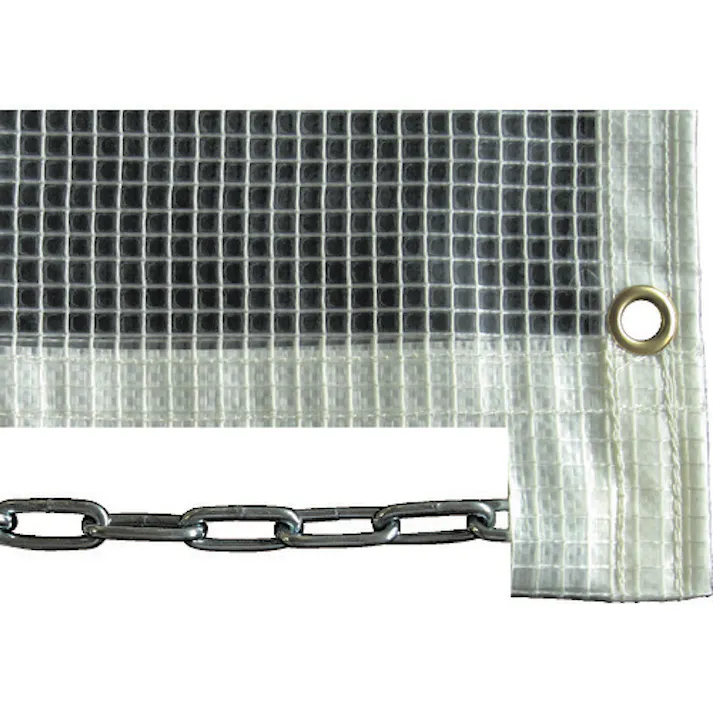 【CAINZ-DASH】トラスコ中山 防炎糸入りクリアシート 2000X4000 TCI-0204【別送品】