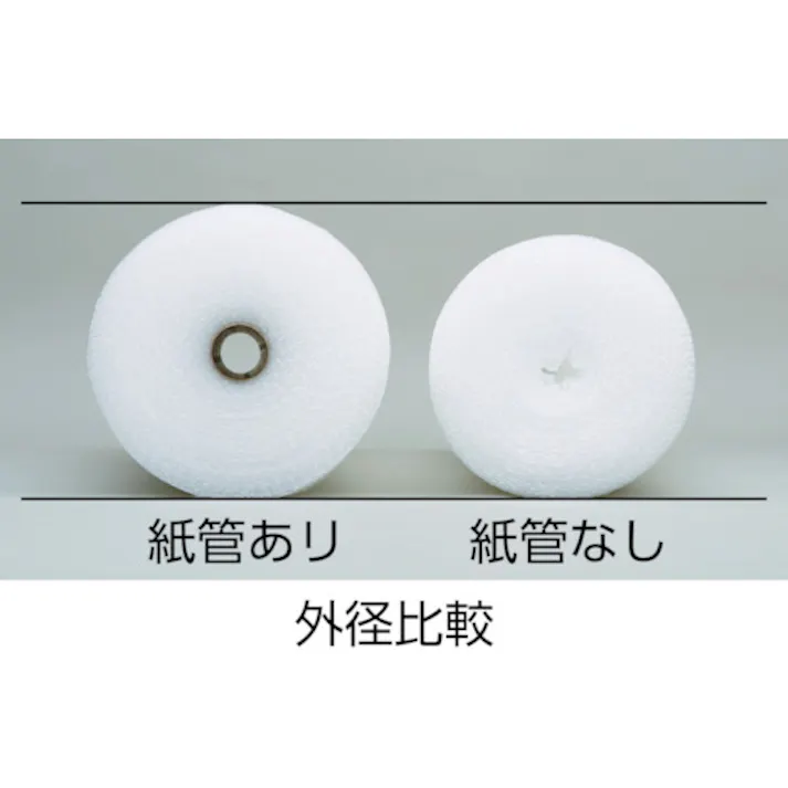【CAINZ-DASH】トラスコ中山 気泡緩衝材(紙管レスタイプ) 1200MM×42M×4MM TK-1242【別送品】
