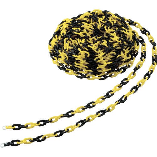 トラスコ中山 プラチェーン 6MMX30M 黄/黒 TPC-6YB プラチェーン トラスコ中山 プラチェーン 6MMX30M 黄/黒 TPC-6YB プラチェーン