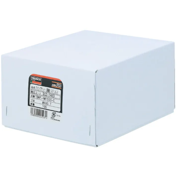 【CAINZ-DASH】トラスコ中山 クリンプナット平頭アルミ 板厚4.0 M8X1.25 500個入 TBN-8M40A-C【別送品】