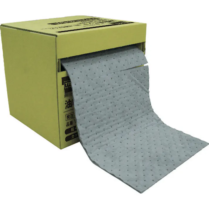 【CAINZ-DASH】トラスコ中山 油吸収シート 油・水兼用 400MM×30MX3MM 1巻入 TWSD-403【別送品】