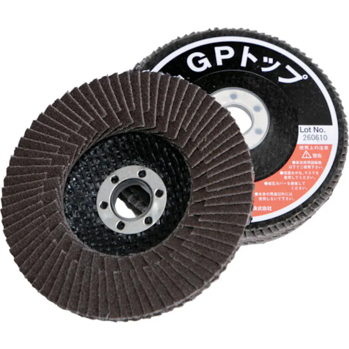 【CAINZ-DASH】トラスコ中山 GPトップ アランダム Φ100 #320 (5枚入) TGP10015-A-320【別送品】