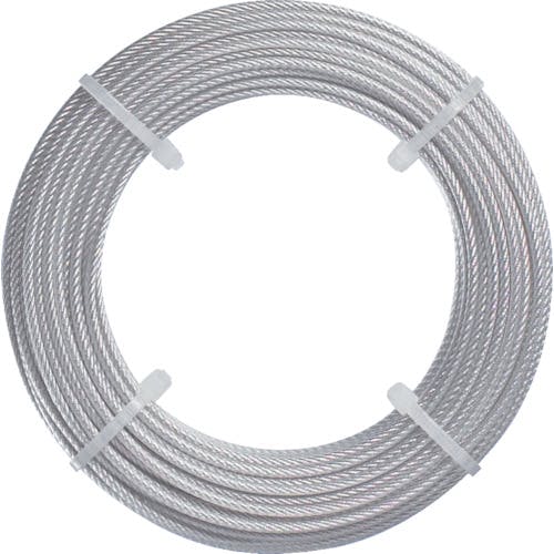 トラスコ中山 ステンレスワイヤロープ Φ1.0mmX10m CWS-1S10 ワイヤロープ トラスコ中山 ステンレスワイヤロープ Φ1.0mmX10m CWS-1S10 ワイヤロープ