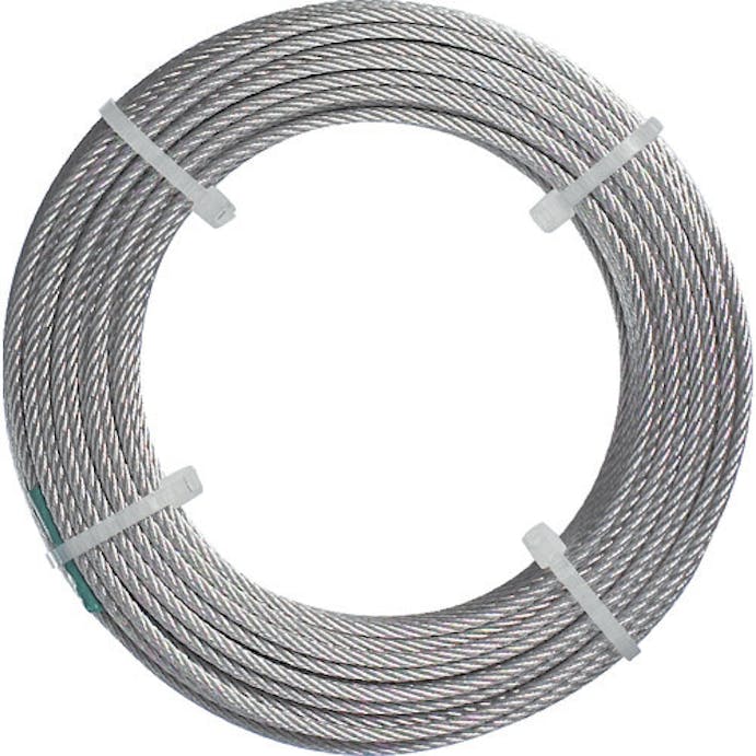 【CAINZ-DASH】トラスコ中山 ステンレスワイヤロープ　ナイロン被覆　Φ１．５（２．０）Ｘ２０ｍ CWC-15S20【別送品】