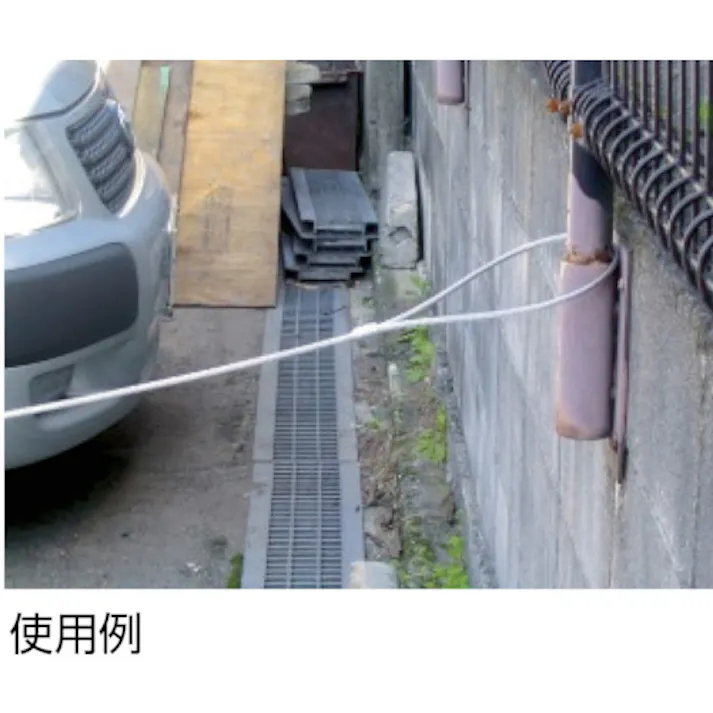 【CAINZ-DASH】トラスコ中山 ステンレスワイヤロープ Φ4.0mmX20m CWS-4S20【別送品】