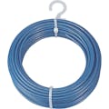 【CAINZ-DASH】トラスコ中山 メッキ付ワイヤーロープ　ＰＶＣ被覆タイプ　Φ２（３）ｍｍＸ１０ｍ CWP-2S10【別送品】