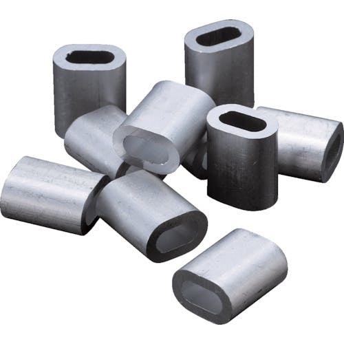 トラスコ中山 アルミスリーブ 適合ワイヤ径2.5mm 20個入 AS-25 ワイヤロープ用スリーブ トラスコ中山 アルミスリーブ 適合ワイヤ径2.5mm 20個入 AS-25 ワイヤロープ用スリーブ