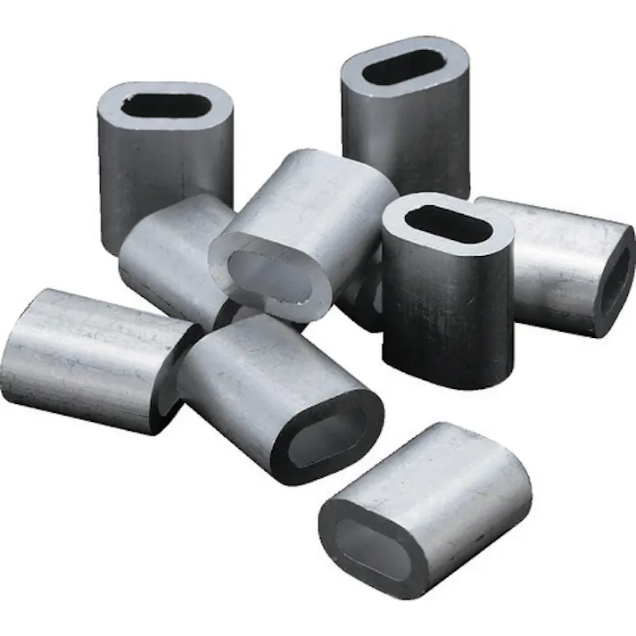 【CAINZ-DASH】トラスコ中山 アルミスリーブ 適合ワイヤ径4.0mm 10個入 AS-4【別送品】