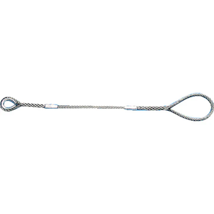 【CAINZ-DASH】トラスコ中山 Wスリング Bタイプ 片端シンブル入り 6mm×1m GRB-6S1【別送品】