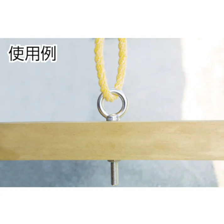 【CAINZ-DASH】トラスコ中山 ステンレスつば付きロングアイボルト鍛造製 M6 (1個=1袋) TLTF-6M【別送品】
