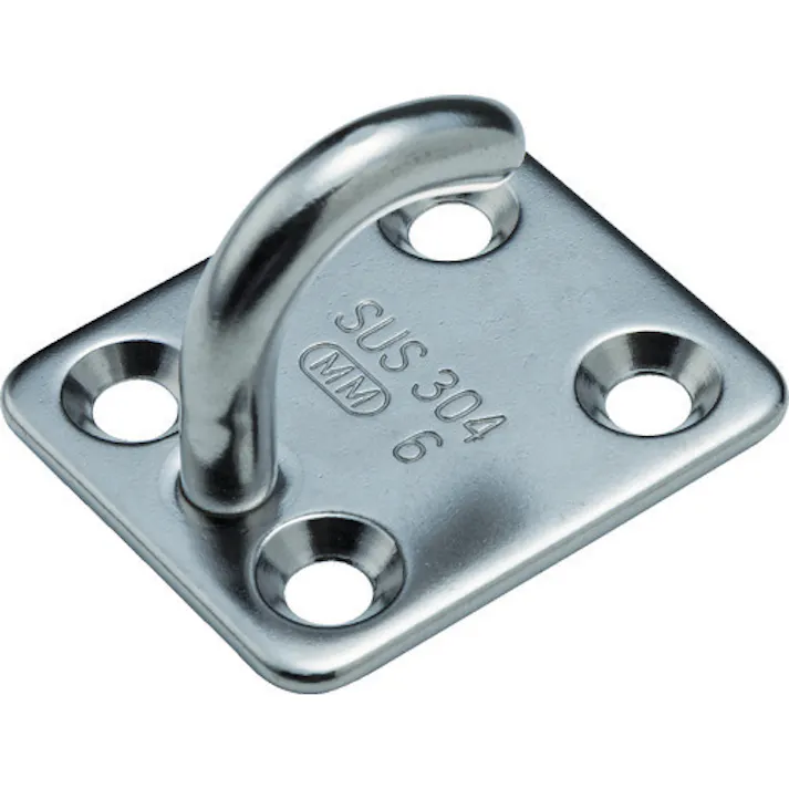 【CAINZ-DASH】トラスコ中山 ステンレスオープンアイプレート 6mm (1個=1袋) TOIP-6【別送品】