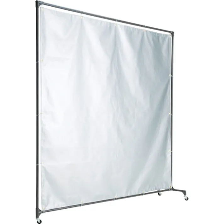 【CAINZ-DASH】トラスコ中山 火花用衝立 接続型 2000XH2000 キャスター足タイプ YCS-2020S【別送品】