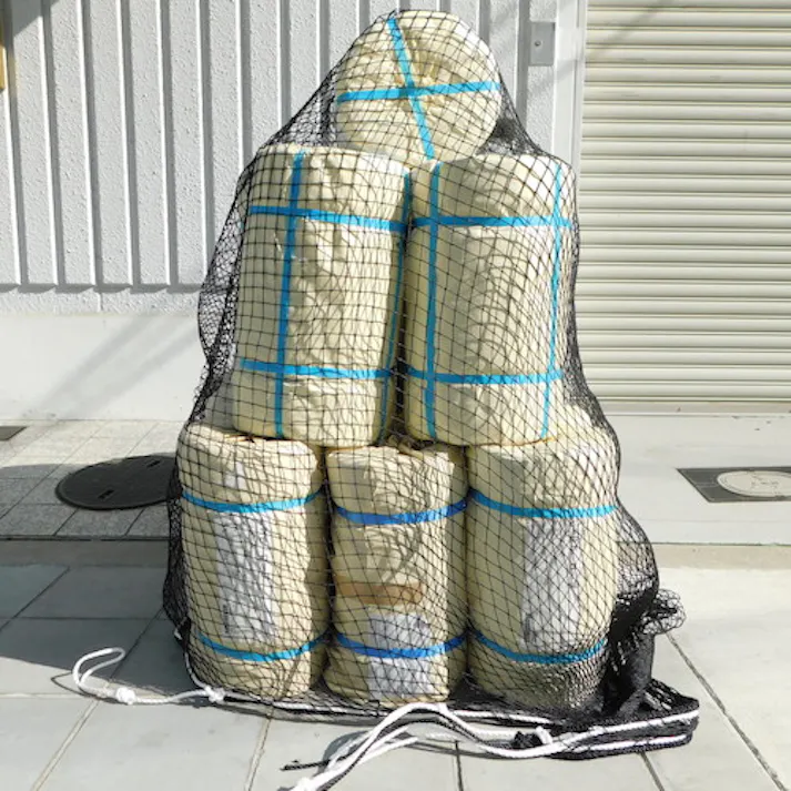 【CAINZ-DASH】トラスコ中山 多目的ネット(絞り紐付)目合25mm 3.6X5.4m ブラック TN25-3654BK【別送品】