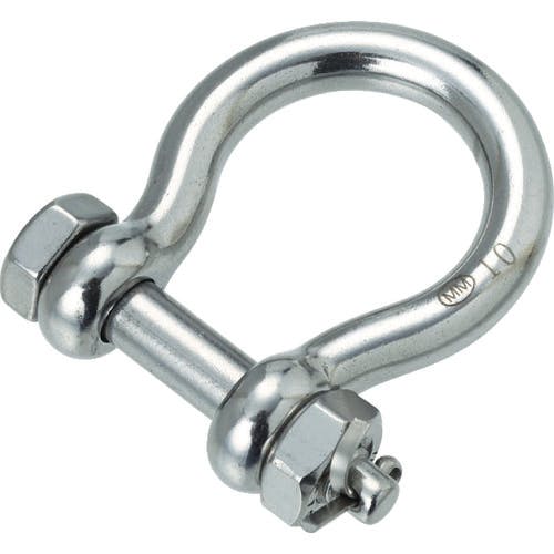 トラスコ中山 ステンレス ボルト止めオタフクシャックル (1個=1袋) TOBS-10 シャックル(シャックル) トラスコ中山 ステンレス ボルト止めオタフクシャックル (1個=1袋) TOBS-10 シャックル(シャックル)