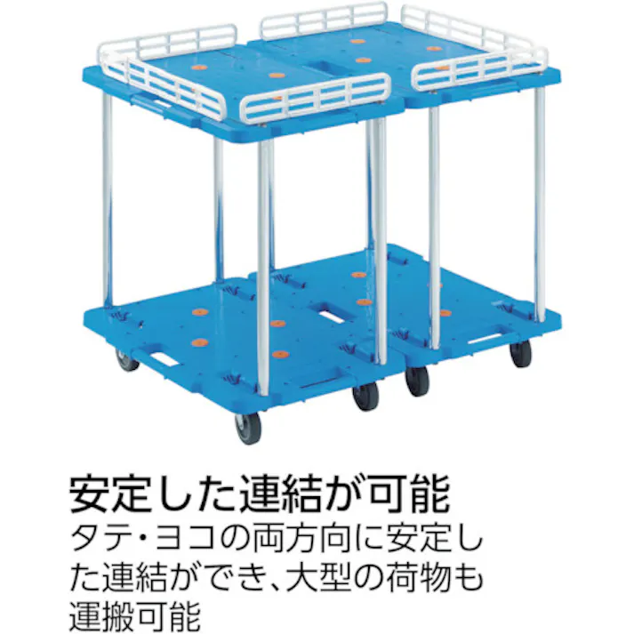 【CAINZ-DASH】トラスコ中山 樹脂製台車 ルートバン用こぼれ止めセット 4個入り MPB-KB4SET【別送品】