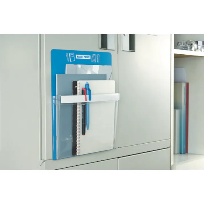 【CAINZ-DASH】トラスコ中山 マグネットポケットA4用 黄 MGP-A4-Y【別送品】