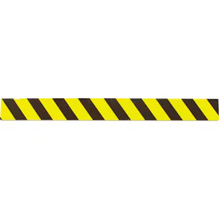 【CAINZ-DASH】トラスコ中山 セーフティクッション 幅100mmX長さ1m イエローブラック TSC-1001【別送品】