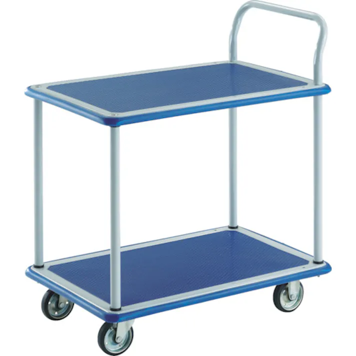 【CAINZ-DASH】トラスコ中山 プレス製台車 ドンキーカート 2段式片袖タイプ915×615 304N【別送品】