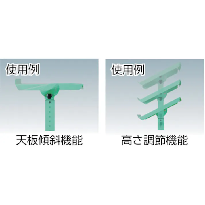 【CAINZ-DASH】トラスコ中山 ワークサポートスタンド ヤンググリーン色 WS-1-YG【別送品】