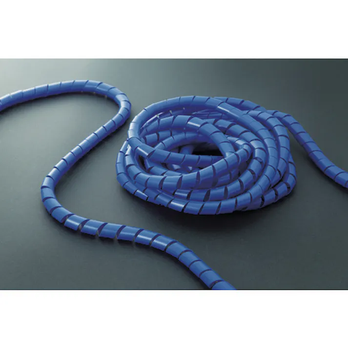 【CAINZ-DASH】トラスコ中山 スパイラルチュ-ブ10m結束径φ3.2~25.0青 TSP4B【別送品】